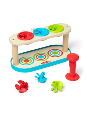 Empareja Y Empuja Trompos Giratorios Melissa & Doug juego didáctico infantil unisex