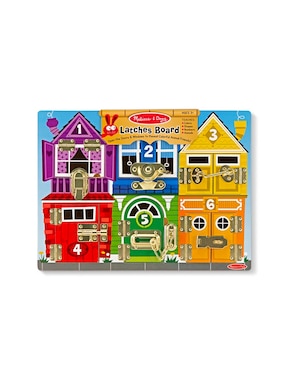 Tablero De Juego Con Cerraduras Melissa & Doug juego armable infantil unisex