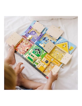 Tablero De Juego Con Cerraduras Melissa & Doug juego armable infantil unisex