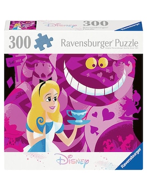 Rompecabezas Familia Disney Alicia en el País de las Maravillas Ravensburger 300 piezas