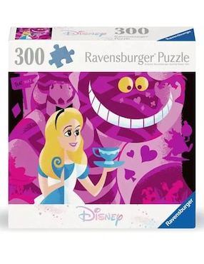 Rompecabezas Familia Disney Alicia en el País de las Maravillas Ravensburger 300 piezas
