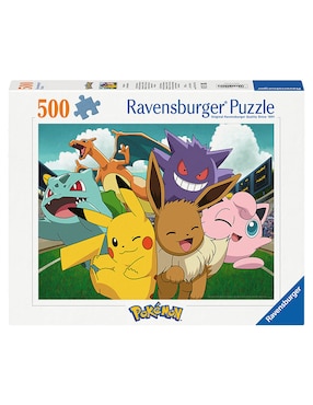 Rompecabezas caricaturas Pokémon Classic Ravensburger 500 piezas