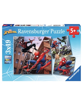 Set rompecabezas Spider-Man Marvel Ravensburger 147 piezas