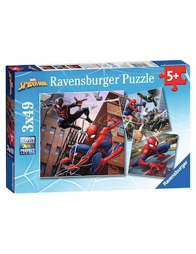 Set rompecabezas Spider-Man Marvel Ravensburger 147 piezas