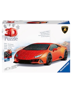 Rompecabezas vehículos Lamborghini Huracán Evo Ravensburger 108 piezas