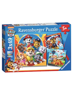 Rompecabezas caricaturas Paw Patrol Ravensburger 150 piezas
