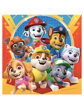 Rompecabezas caricaturas Paw Patrol Ravensburger 150 piezas