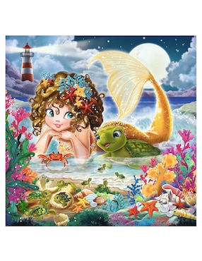 Set rompecabezas Sirenas encantadoras Ravensburger 147 piezas