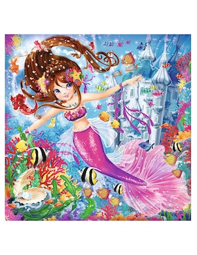Set rompecabezas Sirenas encantadoras Ravensburger 147 piezas