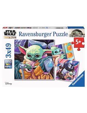 Rompecabezas Serie Star Wars: The Mandalorian Ravensburger 147 Piezas