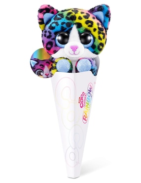 Peluche de Gato Coco Cones Dotty Rainbow de 26 cm