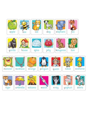 Alphabet Flashcards Orchard Toys