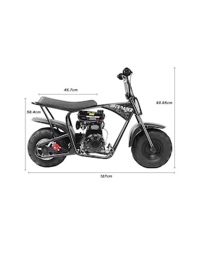 Moto montable Vanlig Cross de combustible