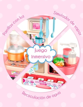 Cocinita infantil juguete Red Velvet juego de rol para niños