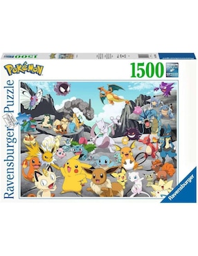 Rompecabezas Caricaturas Pokémon Classics Ravensburger 1500 Piezas