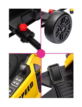 Automóvil montable  Level Kids GO KART TURBOX  recargable