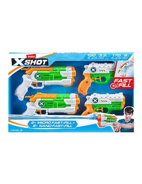 Pistola De Agua Zuru Fast-Fill X-Shot