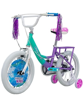 Bicicleta infantil Veloci rodada 16 para niña