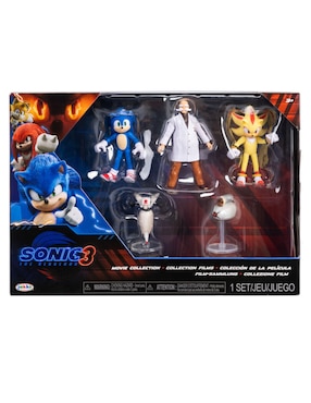Set figuras acción Sonic The Hedgehog 3 Movie Collection Jakks Pacific