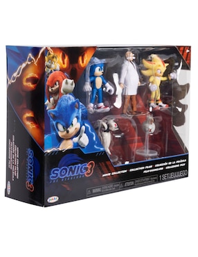 Set figuras acción Sonic The Hedgehog 3 Movie Collection Jakks Pacific