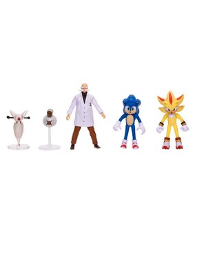 Set figuras acción Sonic The Hedgehog 3 Movie Collection Jakks Pacific