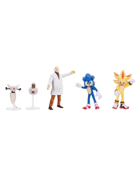 Set figuras acción Sonic The Hedgehog 3 Movie Collection Jakks Pacific