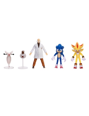 Set figuras acción Sonic The Hedgehog 3 Movie Collection Jakks Pacific