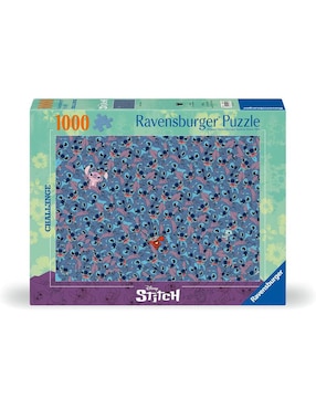 Rompecabezas Película Disney Stitch Challenge Ravensburger 1000 Piezas