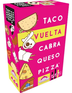 Taco, Vuelta, Cabra, Queso, Pizza Blue Orange