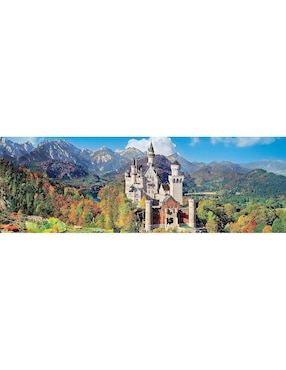 Rompecabezas castillo neuschwanstein panorama neuschwanstein Clementoni 1000 piezas