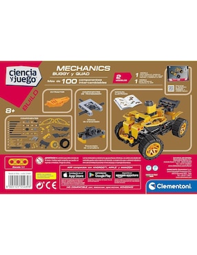 Clementoni Ciencia y Juego Build Mechanics Buggy y Quad Build Mechanics