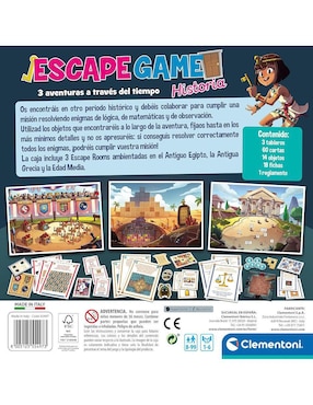 Escape Game Historia Clementoni