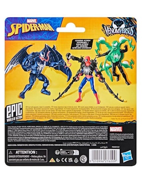 Figura de acción articulada VenomVersus Miles Morales deluxe Marvel