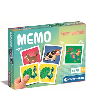 Memo Pocket Animales De La Granja Clementoni