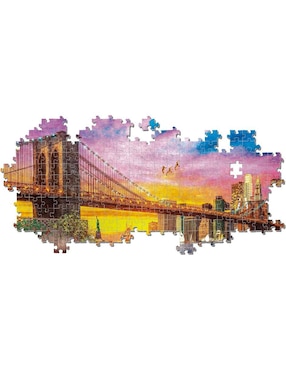 Rompecabezas New York City Puesta de Sol Balcón en Manhattan Clementoni 3000 piezas