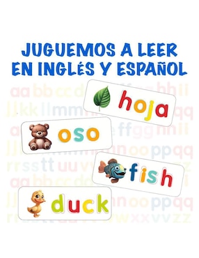 Juguete Abecedario Educativo Español Ingles Magicamente juego didáctico infantil unisex