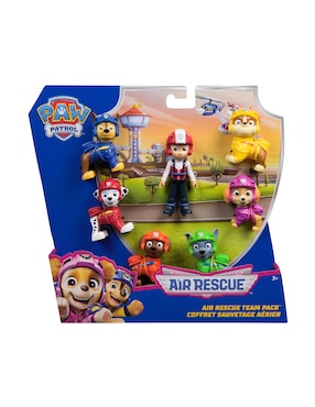 Set figuras acción articulada Rescue Paw Patrol