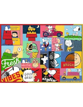 Rompecabezas película Vida de Peanuts Ravensburger 1000 piezas