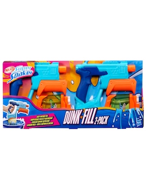Set lanzador de agua Nerf Super Soaker Dunk Fill 2-Pack