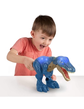 Figura de acción articulada Jurassic World collectors Mattel con luz y sonido