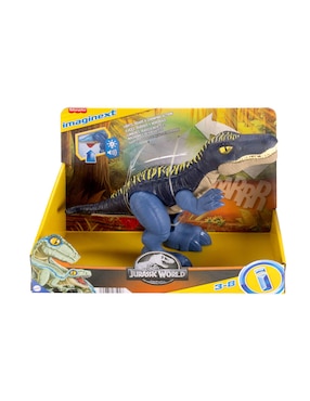 Figura de acción articulada Jurassic World collectors Mattel con luz y sonido