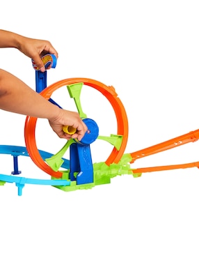 Pista armable Mattel Desafío Turbina de Acción