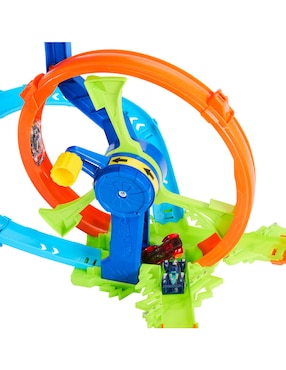 Pista armable Mattel Desafío Turbina de Acción