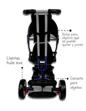 Triciclo Noni 3041 X 2025 infantil unisex