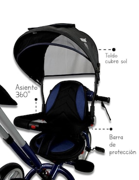 Triciclo Noni 3041 X 2025 infantil unisex