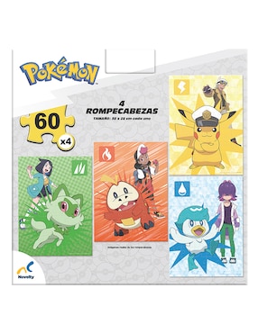 Rompecabezas Pokémon 4 en 1 Novelty 240 piezas