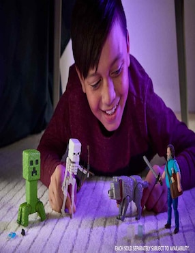 Figura de acción articulada Minecraft Creeper collectors Mattel