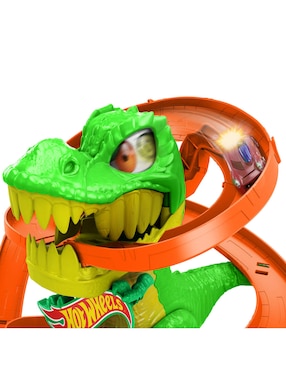Pista armable Mattel T-rex