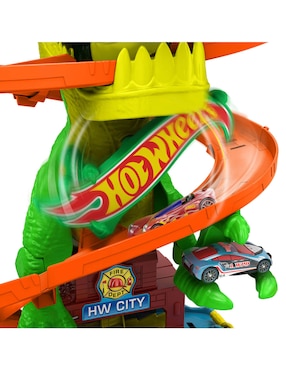 Pista armable Mattel T-rex