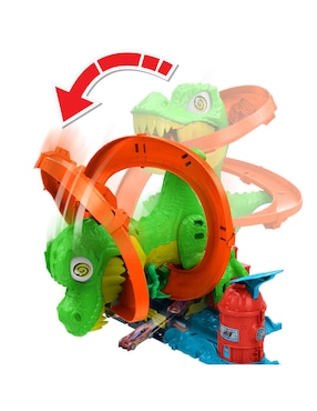 Pista armable Mattel T-rex